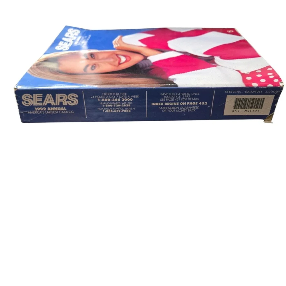 Vintage 1992 Sears Annual Catalog Vintage Department Store Shopping Catalog
